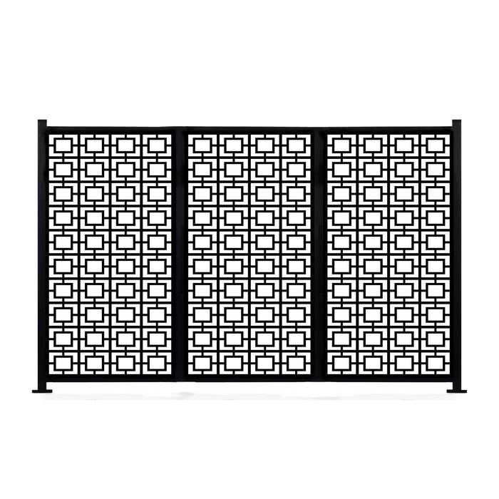 Black Metal Fencing