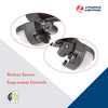180 -Degree Equivalent Hardwired LED Bronze 2 -Head Motion-Activated Flood Light
