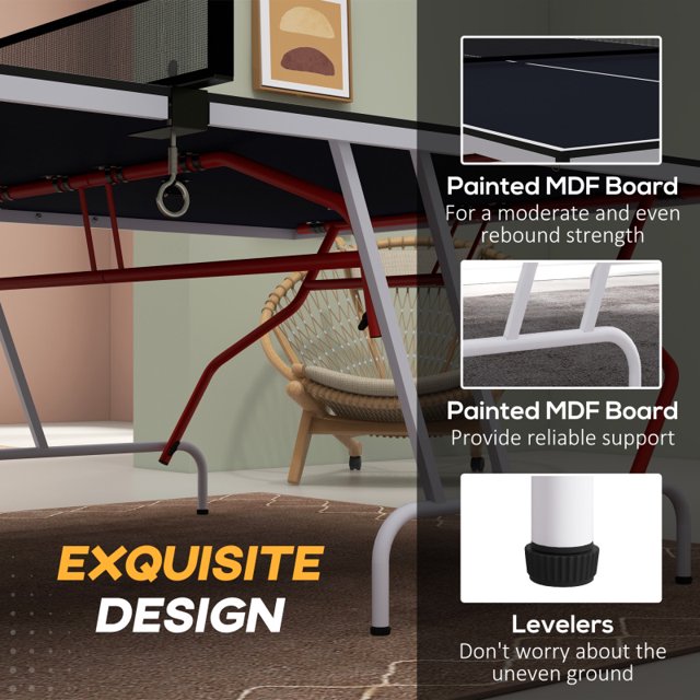 Soozier half Size Ping Pong Table