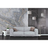 Bowery 3-Arm Arc Lamp Brushed Steel