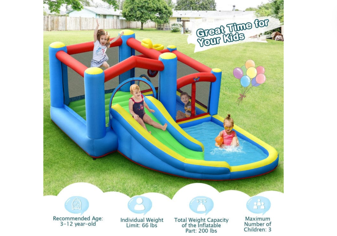 INFLATABLE KIDS WATER SLIDE BOUNCE CASTLE