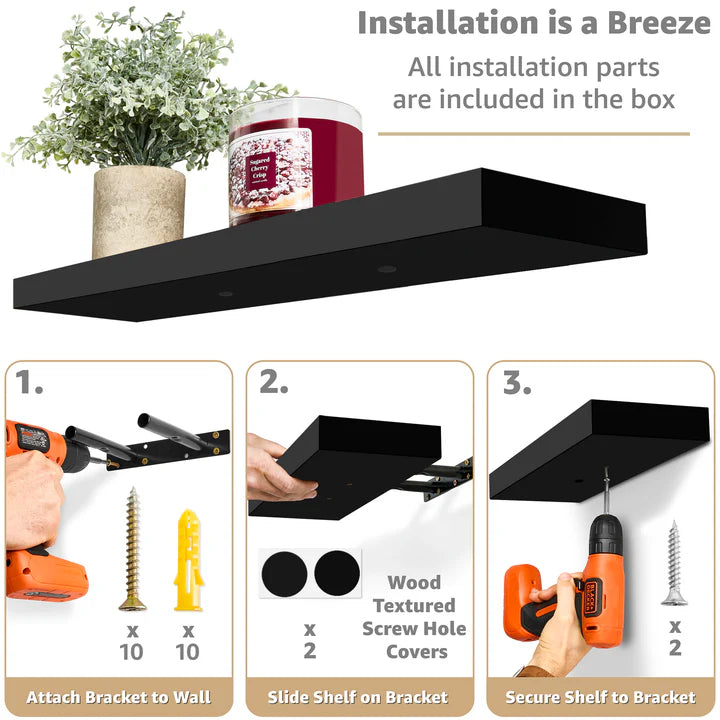 Floating Shelves (Set of 3)