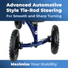 All Terrain Steerable Knee Scooter Blue