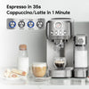 20-Bar Semi-Automatic Espresso Machine with Auto-Frothing System