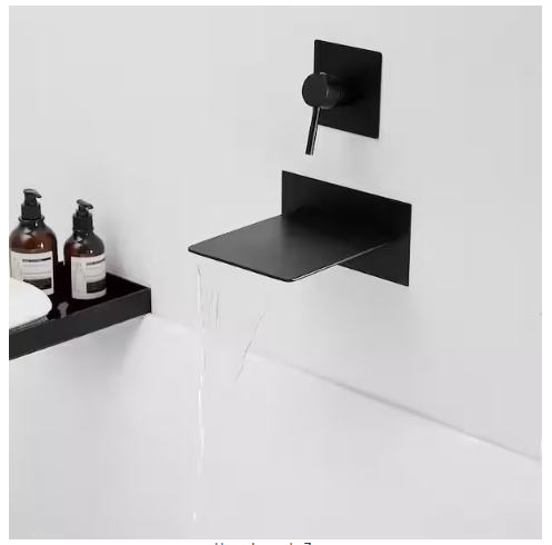 Single Handle Wall Mounted Bathroom Faucet