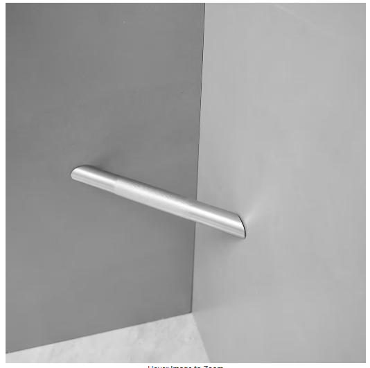 Wall Mounted Corner Shower Foot Rest Bar for Shaving Legs In Brushed Nickel