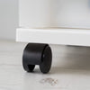 9-Drawers White Rolling Plastic Storage Drawer Cart