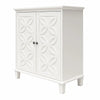 Branwen Double Door Accent Cabinet, White