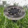 8 Pack Outdoor Solar Garden Landscape Ground Lights with Waterproof (White)