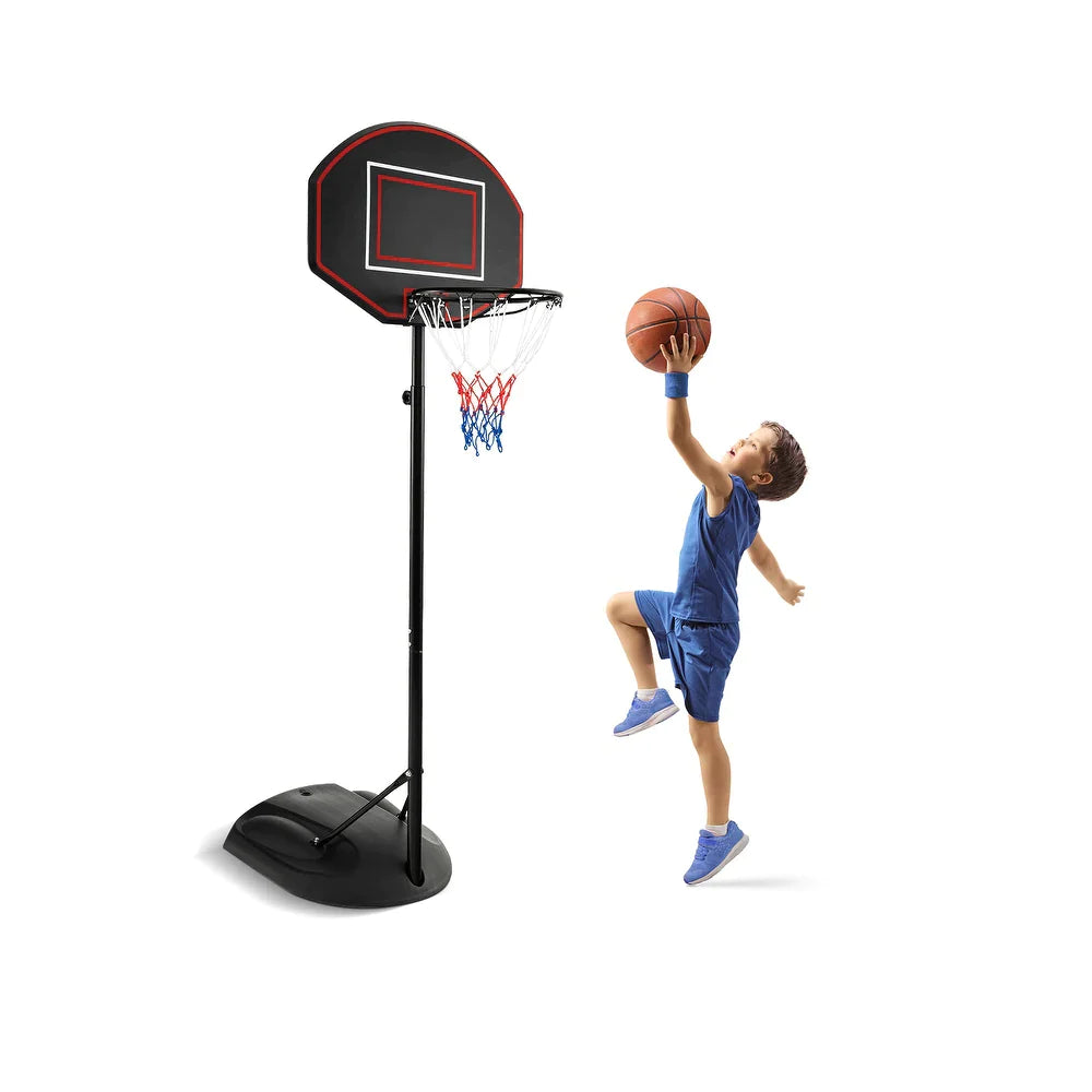 5.5 to 7.5 FT Adjustable Portable Basketball Hoop System