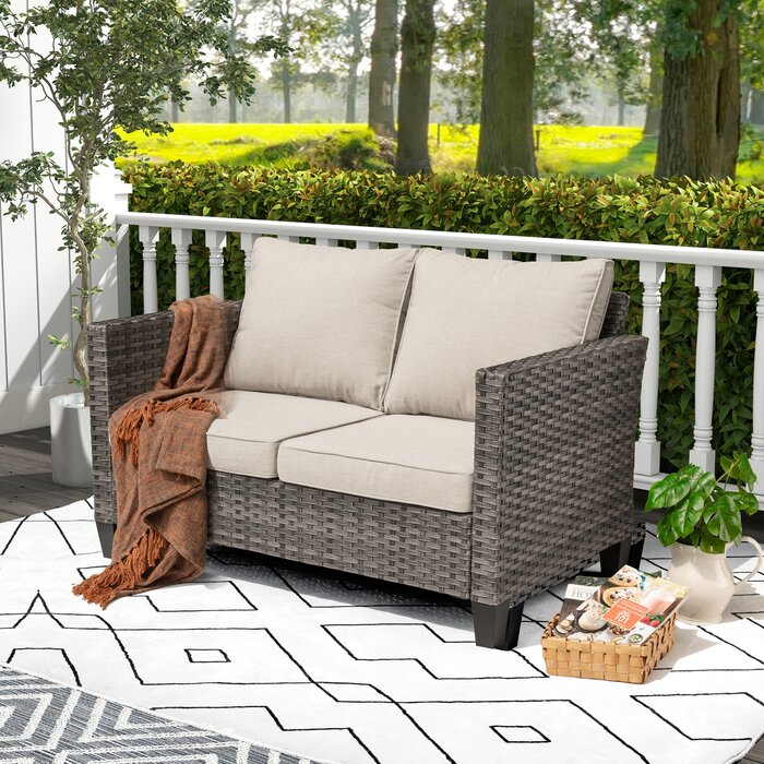 Wicker Outdoor Loveseat