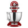 Deluxe 4.5 Stand Mixer, Empire Red with Flat Beater, Dough Hook, Whip