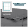 Duvet Insert Comforter - Goose Down Alternative - Ultra-Soft - Premium Series - All Season Warmth - Bedding Comforter (Full, Grey)