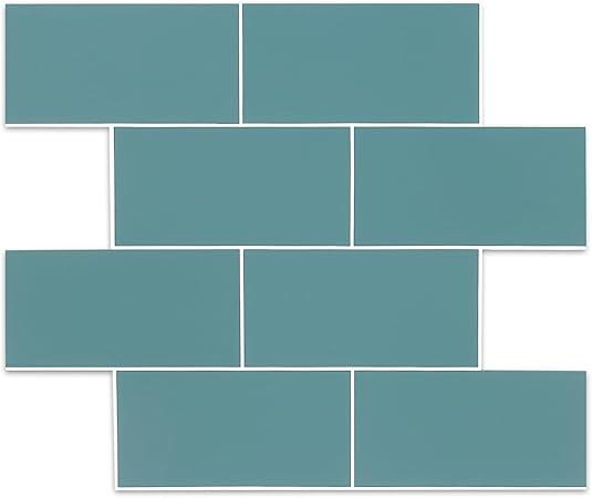 10 Sheets Peel and Stick Backsplash Tile with Framed Stick on Wall Tiles
