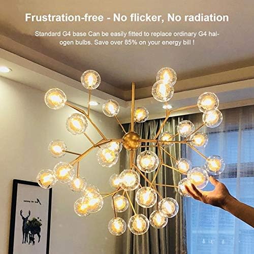 G4 LED Light Bulbs Warm White Lighting Dimmable, Bi-pin LED Bulb Silicone (10-Pack)