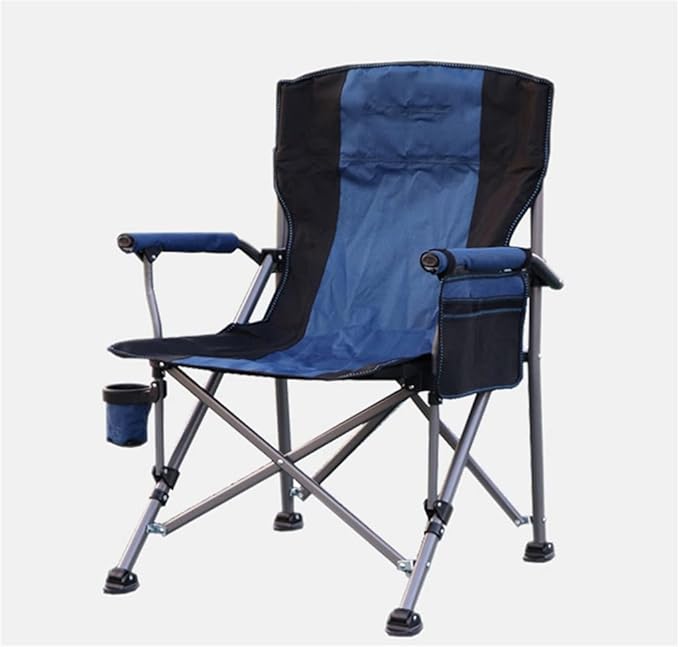 Portable Folding Chair Heavy Duty Thicken 600D Oxford Outdoor Camping Chair with Carrying Bag