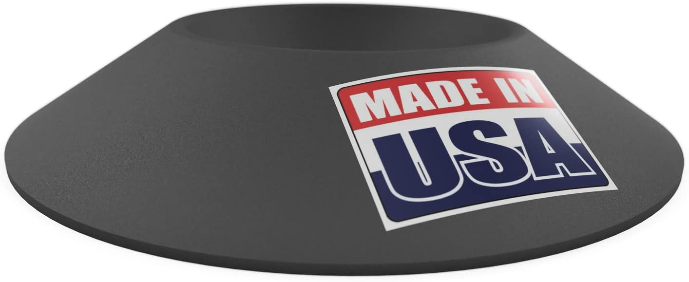 Improved Unbreakable USA Made Wheel Dock with Rope Handle 50% Stronger Than Others Helps Prevent Trailer Wheel from Sinking or Moving, Easy to Store and Transport