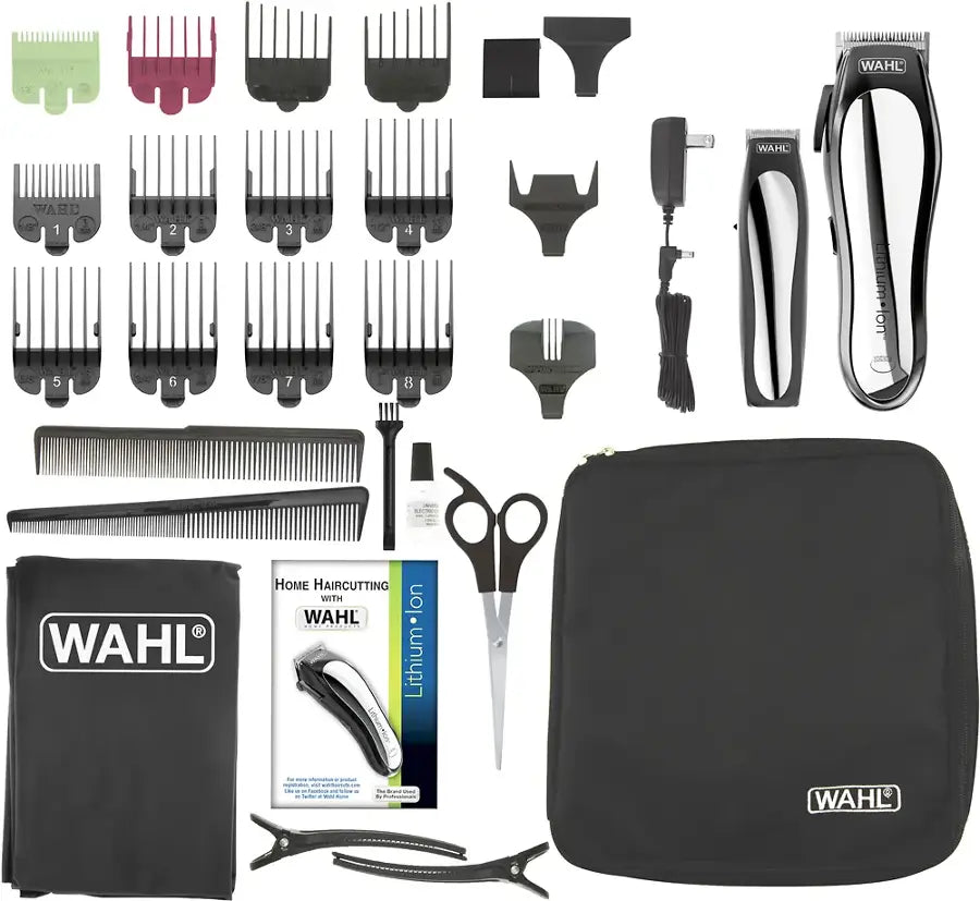 Lithium Pro Complete Cordless Haircut Kit - Black/Silver