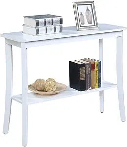 Designs2Go Baja Console Table, White