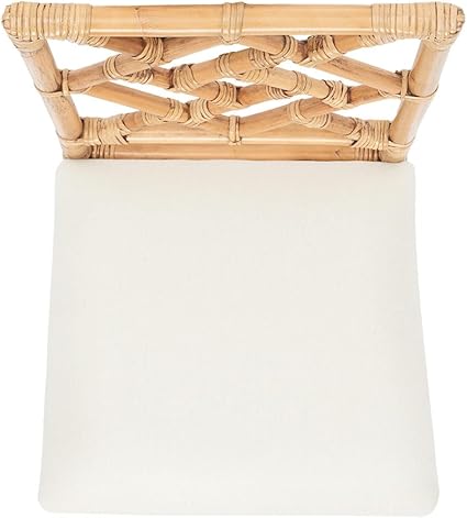 Bhumi Brown/White Accent Chair with Cushion Set of 2