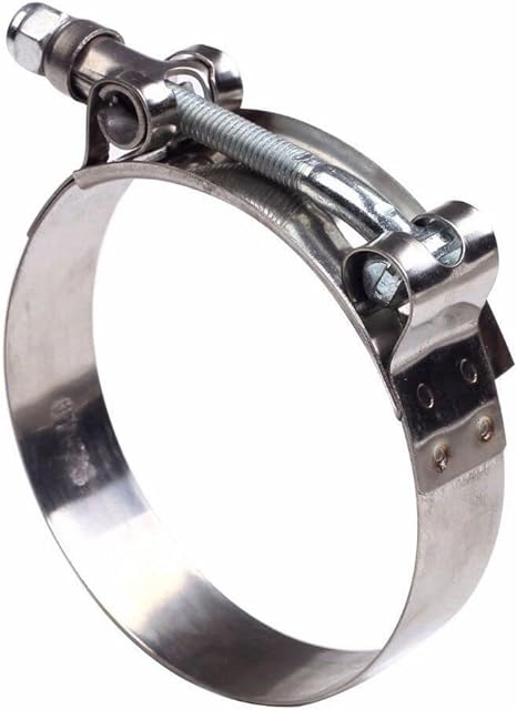10Pcs Stainless Steel T-Bolt Hose Clamp, Turbo Intake Intercooler T Bolt Clamp