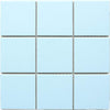 Square Baby Blue Light Blue Porcelain (Matt Finish) Floor & Wall Tile Mosaic Tile (1 Box (11 Sheets)