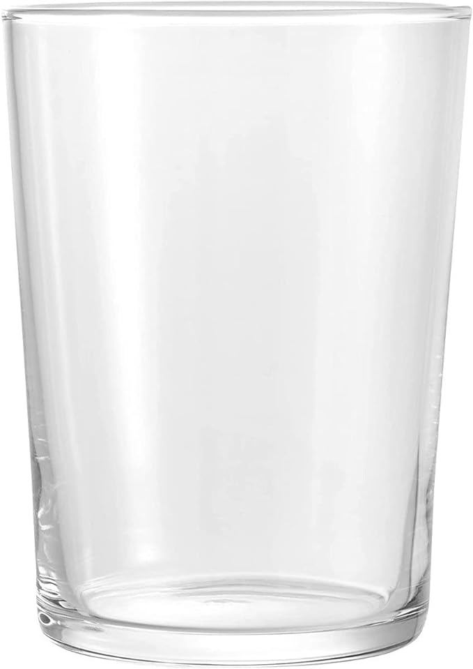 Bodega Collection Glassware – Drinking Glasses For Water, Beverages & Cocktails - Clear Tempered Glass Tumblers, Transparent
