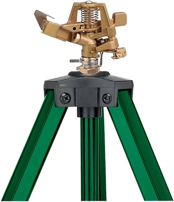 Zinc Impact Sprinkler on Tripod Base