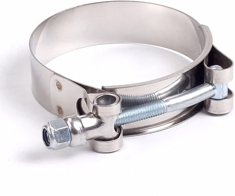 10Pcs Stainless Steel T-Bolt Hose Clamp, Turbo Intake Intercooler T Bolt Clamp