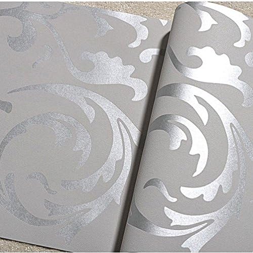 Modern Minimalist 3D European Style Palace Acanthe Leaves Flowers Non-Woven Wallpaper
