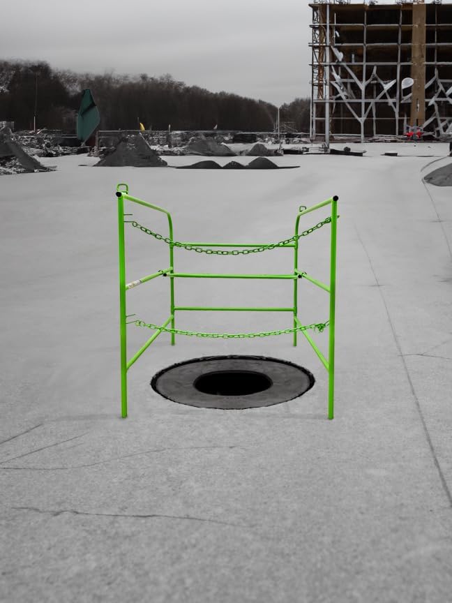 Frontline Manhole Guardrail Green