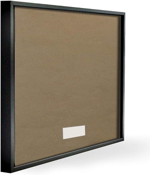 Abstract Shape Arrangement Neutral Tan Modern Painting, Designed by Melissa Wang Black Framed Wall Art, Off- White