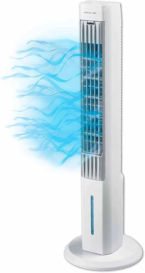 Tower + Indoor Evaporative Cooler with Oscillating and Quiet Fan Function