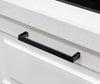 6 Pack Modern Cabinet Pulls Matt Black