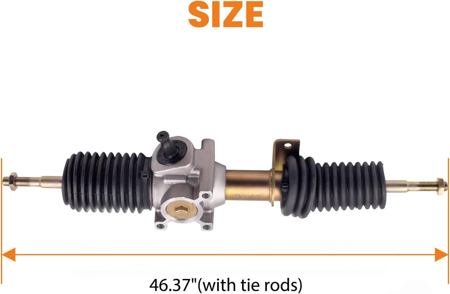 Steering Rack and Pinion with Tie Rod Ends for Polaris Steering Gear Box Assembly