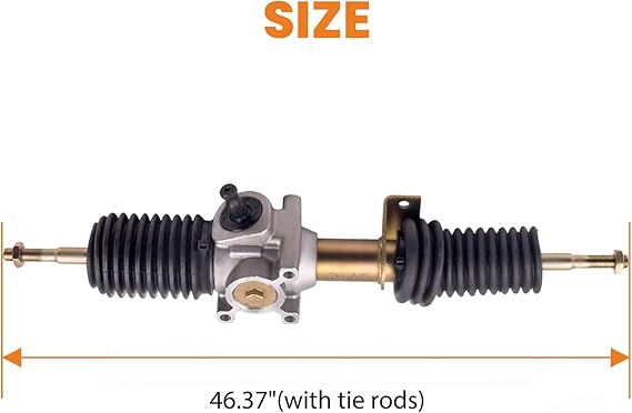Steering Rack and Pinion with Tie Rod Ends for Polaris Steering Gear Box Assembly