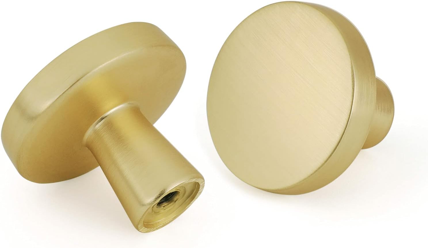 5pcs Gold Cabinet Knobs Brushed Brass Cabinet Knobs Drawer WKnobs Closet Door Knobs