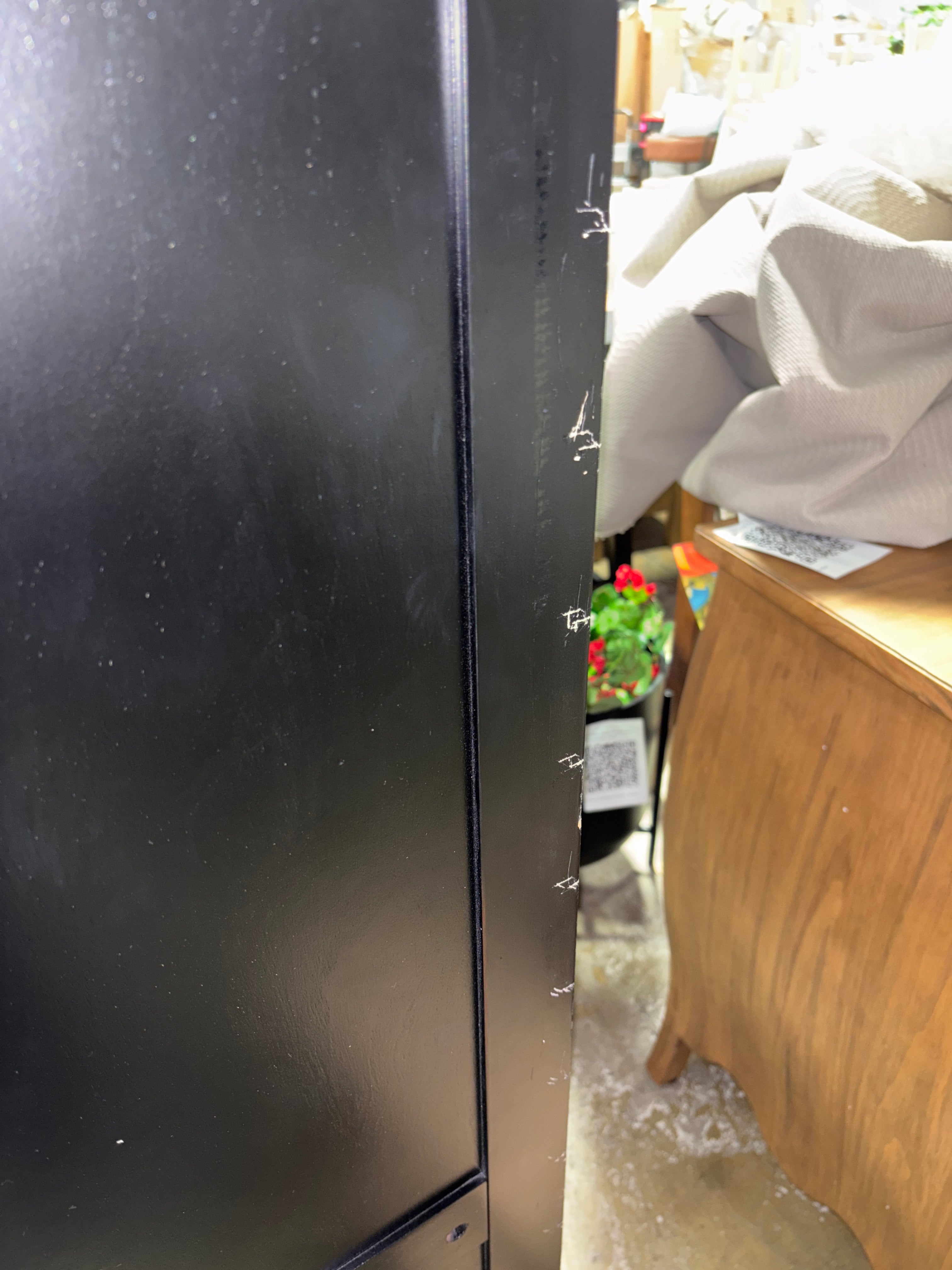 Lorna Bookcase - Aged Ebony/ Warm Honey SHOWROOM ITEM