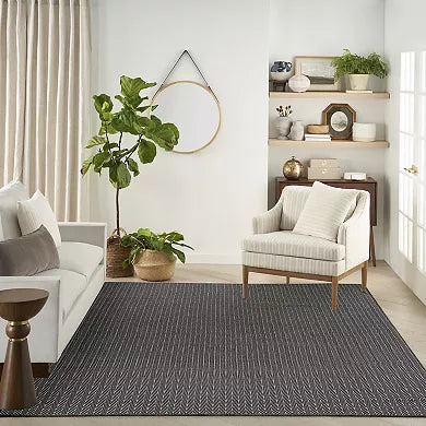Horizon Indoor / Outdoor Chevron Area Rug 8'x10'