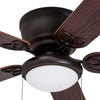 Benton Bronze Hugger LED Ceiling Fan