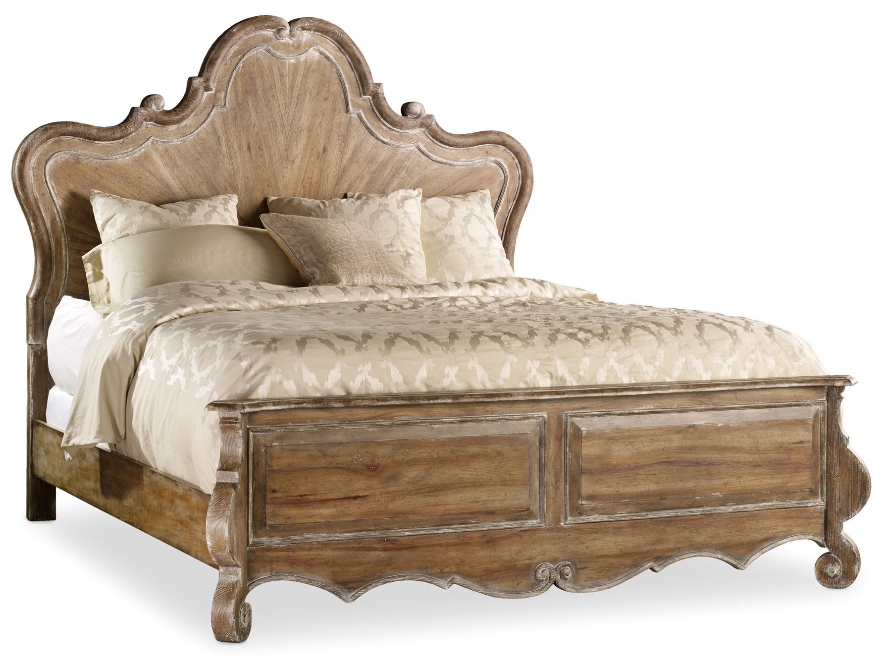 Hooker Chatelet Cal King Wood Panel Bed
