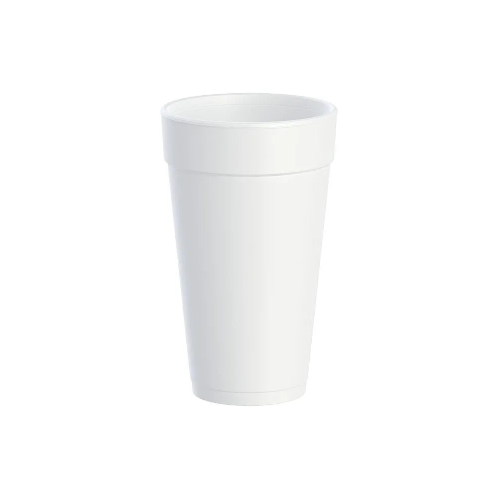 Insulated Foam Cup - Polystyrene, White