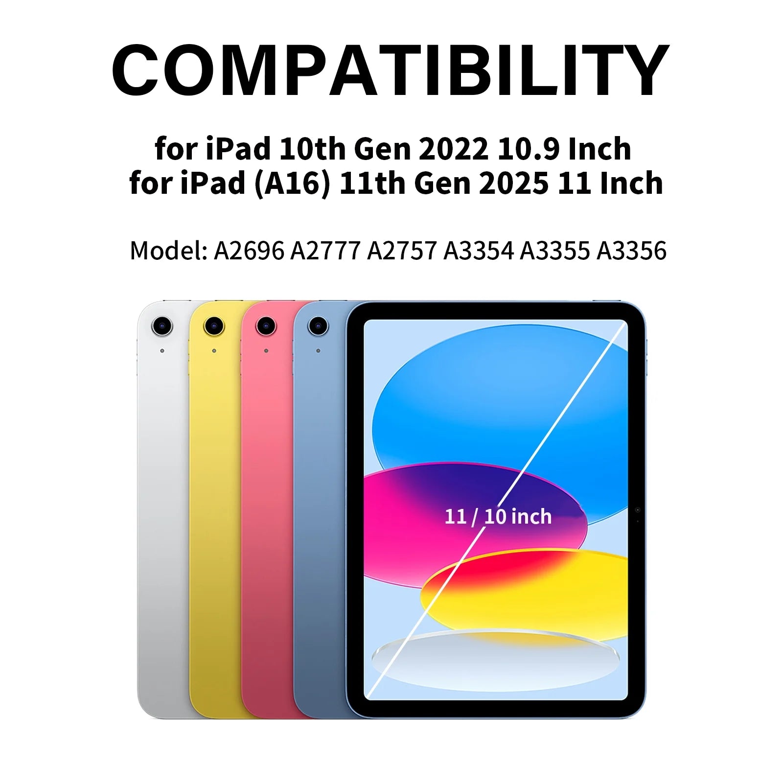 iPad (A16) 11th Generation Keyboard Case, Dark Green