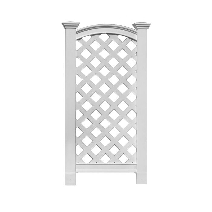 56.25'' H x 27'' W Vinyl Lattice Panel Trellis