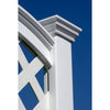 56.25'' H x 27'' W Vinyl Lattice Panel Trellis