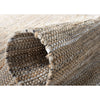 Vintage Leather Zharko Solid Braided Fringe Area Rug, Beige, 2'3