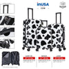 Print 2-Piece Hardside Luggage Sets with Spinner Wheels, Handle, Trolley, (20