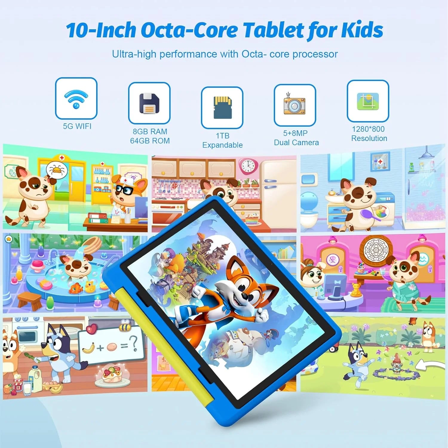 Kids Tablet Android 14 Tablet for Kids