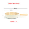 Nonstick Ceramic Coating Wok Pan with Wood Handle
