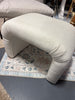 Cicely Waterfall Ottoman - Cream Boucle SHOWROOM ITEM